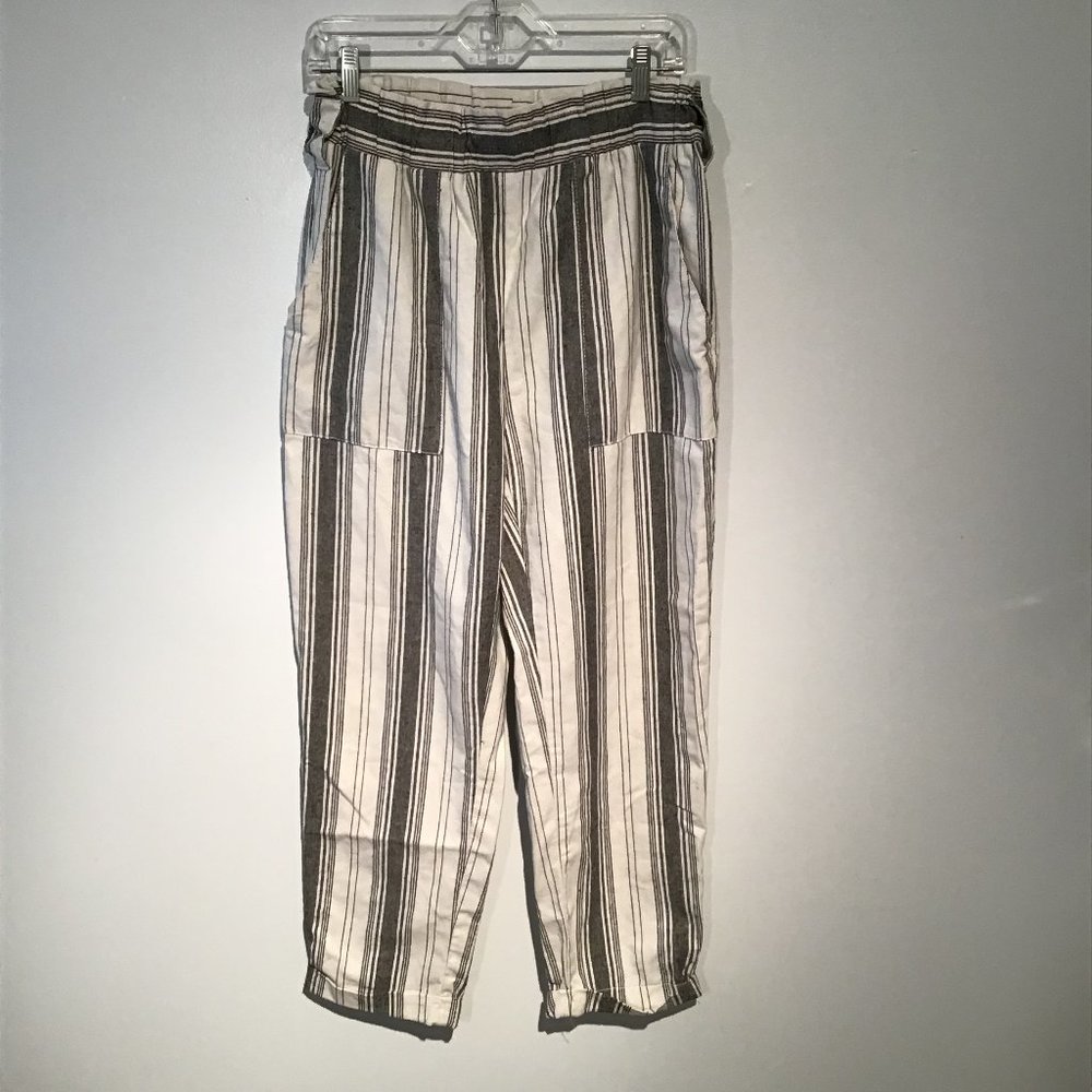 CI Sono Linen Collection High Waisted Pants Size M